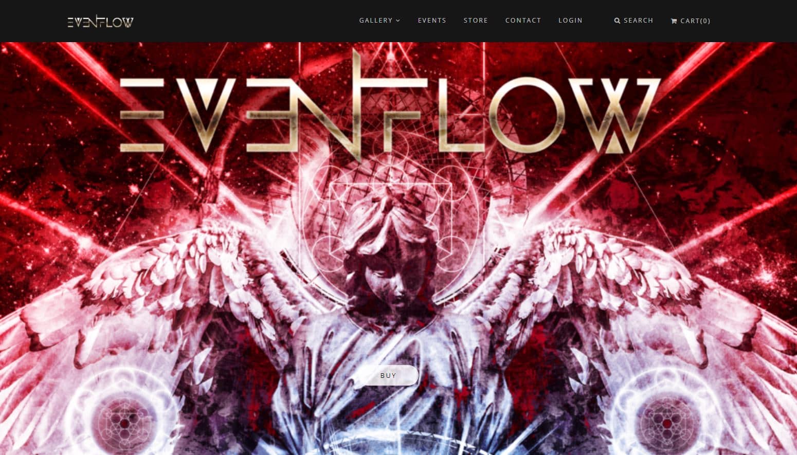 Even Flow band web site • Luca Sanna  Design Agency