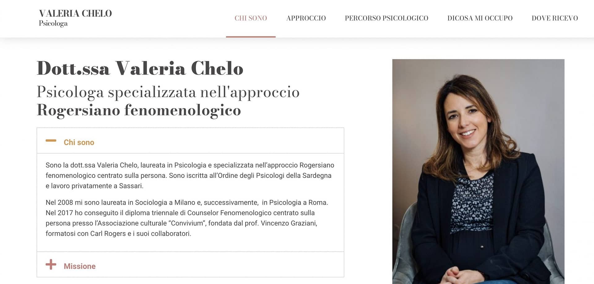 Valeria Chelo - Psicologa a Sassari