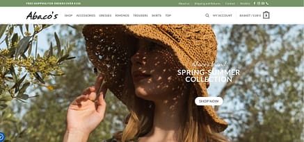 Abaco's women's clothing- ecommerce- ls web design agency